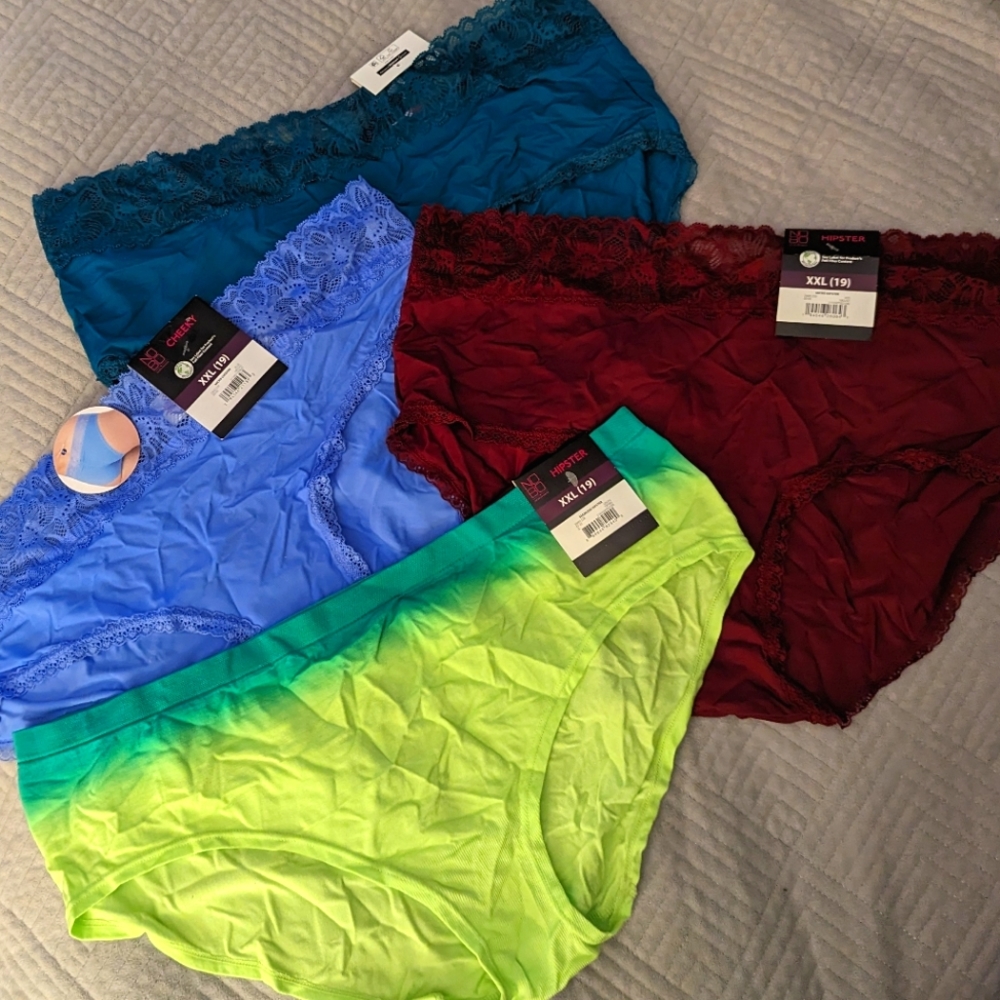 3/$30 4 Pr of Nobo Hipster Panties